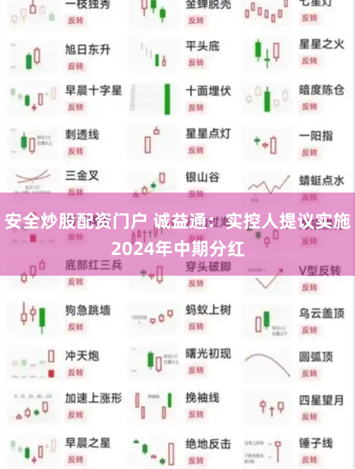 安全炒股配资门户 诚益通：实控人提议实施2024年中期分红