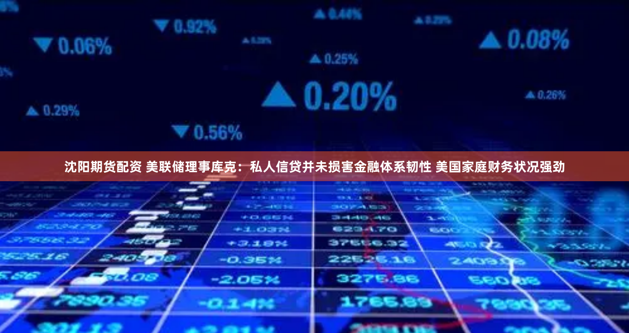 沈阳期货配资 美联储理事库克：私人信贷并未损害金融体系韧性 美国家庭财务状况强劲